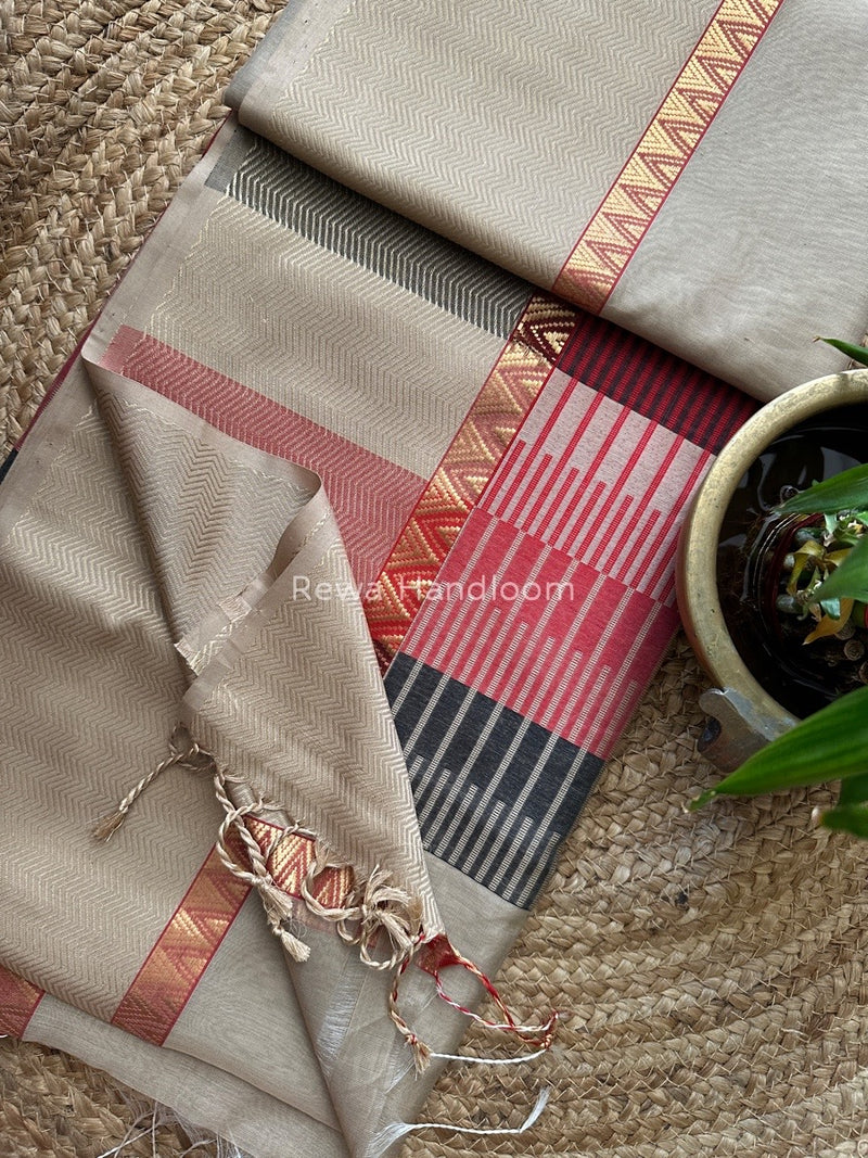 Maheshwari Heavy Pallu Saree