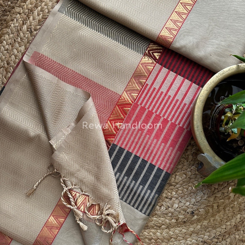 Maheshwari Heavy Pallu Saree