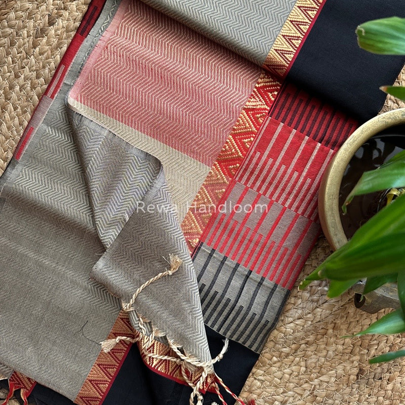 Maheshwari Heavy Pallu Saree