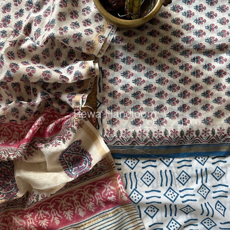  Chanderi Printed Suit