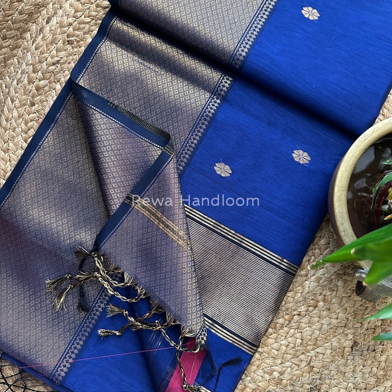Maheshwari Zari Skirt Butti Saree