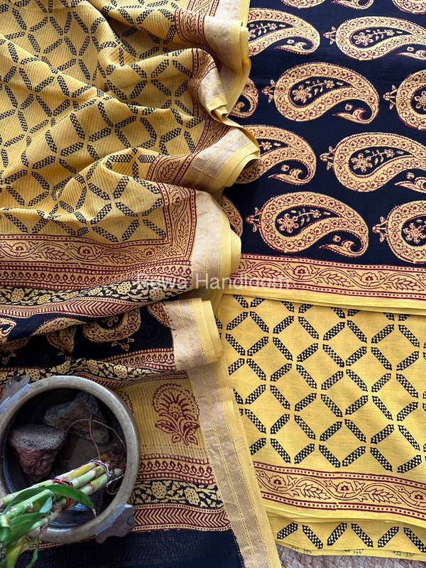  Bagh Suit With Maheshwari Dupatta