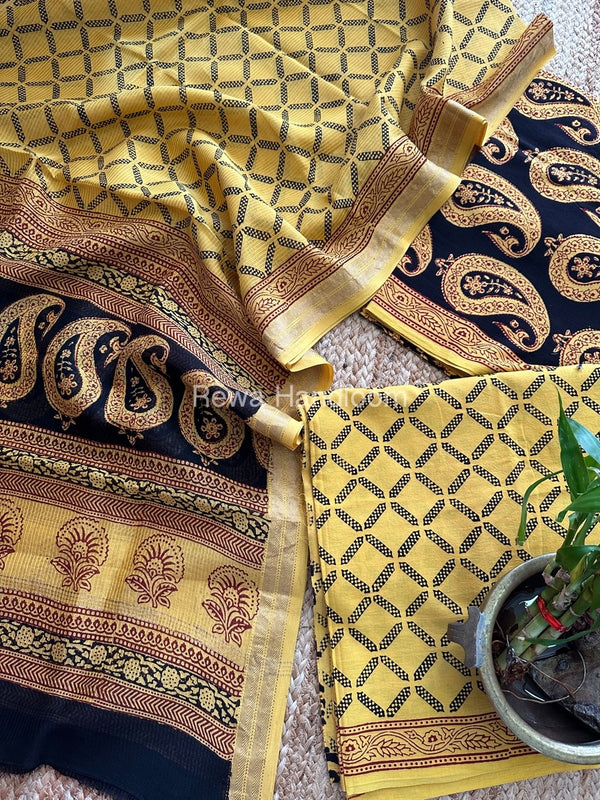  Bagh Suit With Maheshwari Dupatta