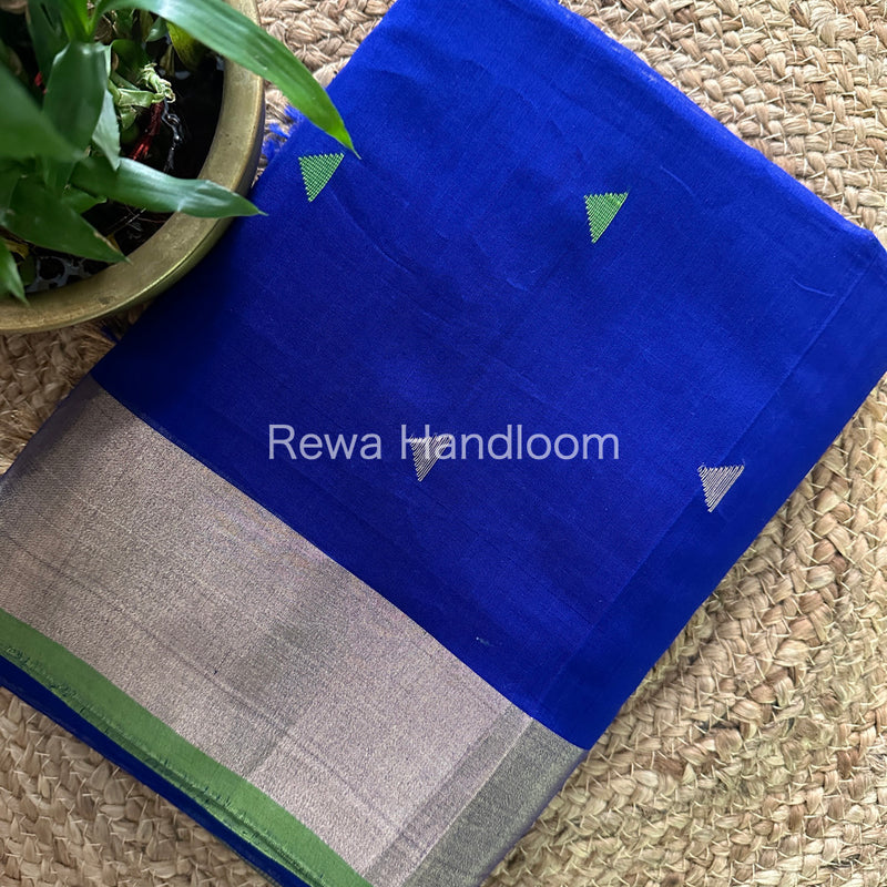  Zari Butti ~ Maheshwari Saree