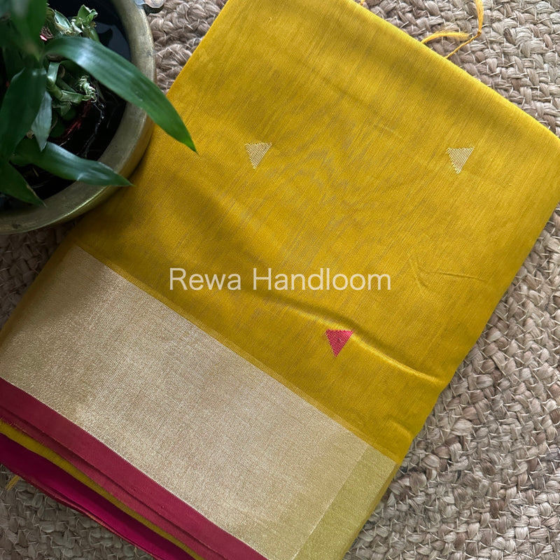  Zari Butti ~ Maheshwari Saree