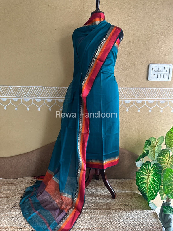 Maheshwari Multicolour Dress Material