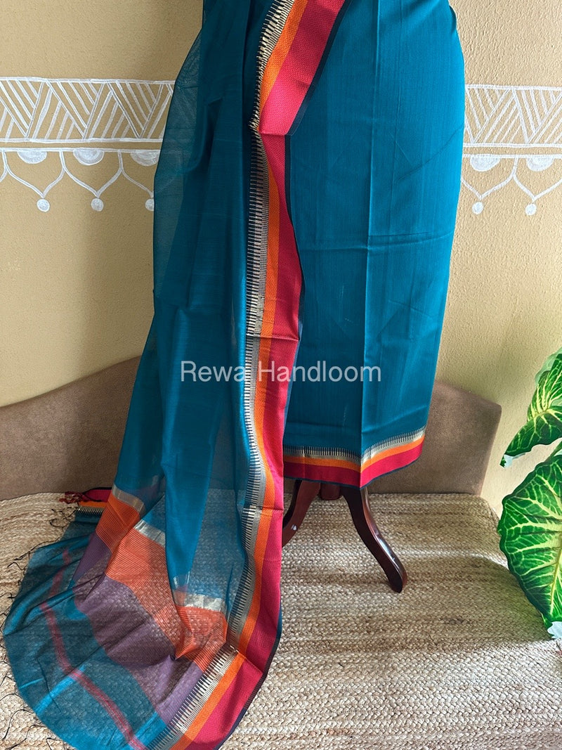 Maheshwari Multicolour Dress Material
