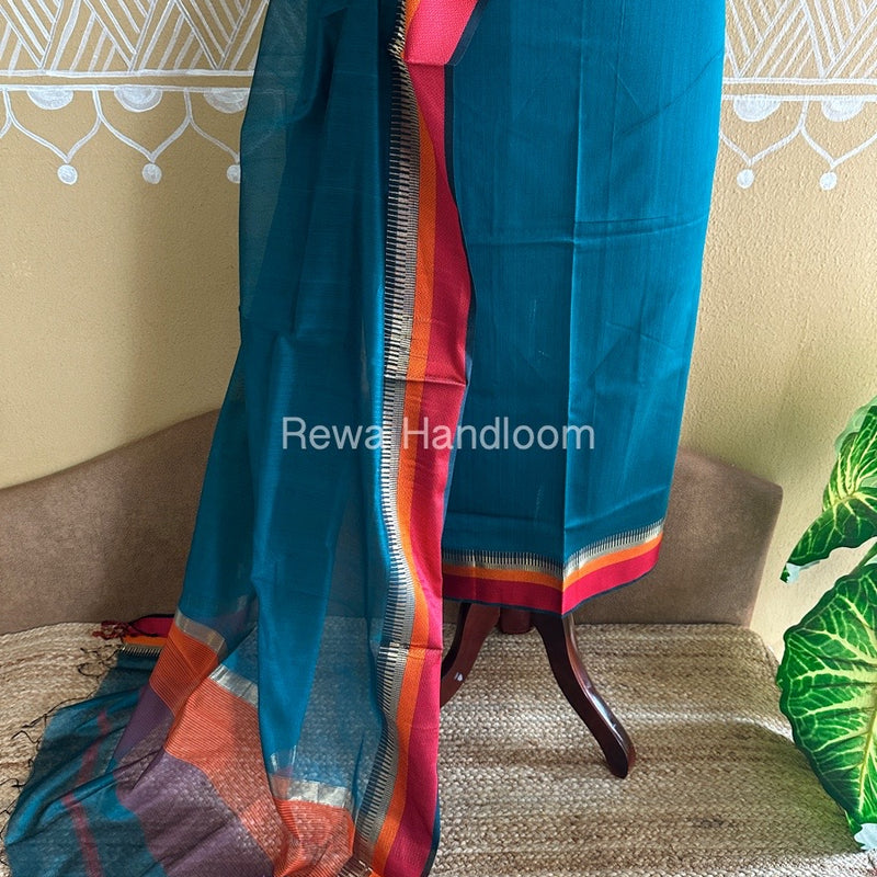 Maheshwari Multicolour Dress Material