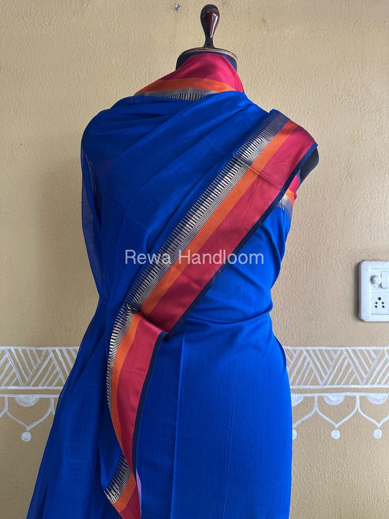 Maheshwari Blue Multicolour Dress Material RTP044