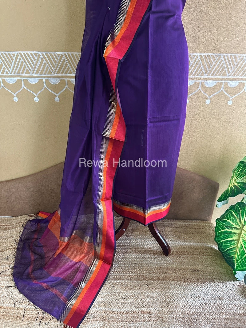 Maheshwari Multicolour Dress Material