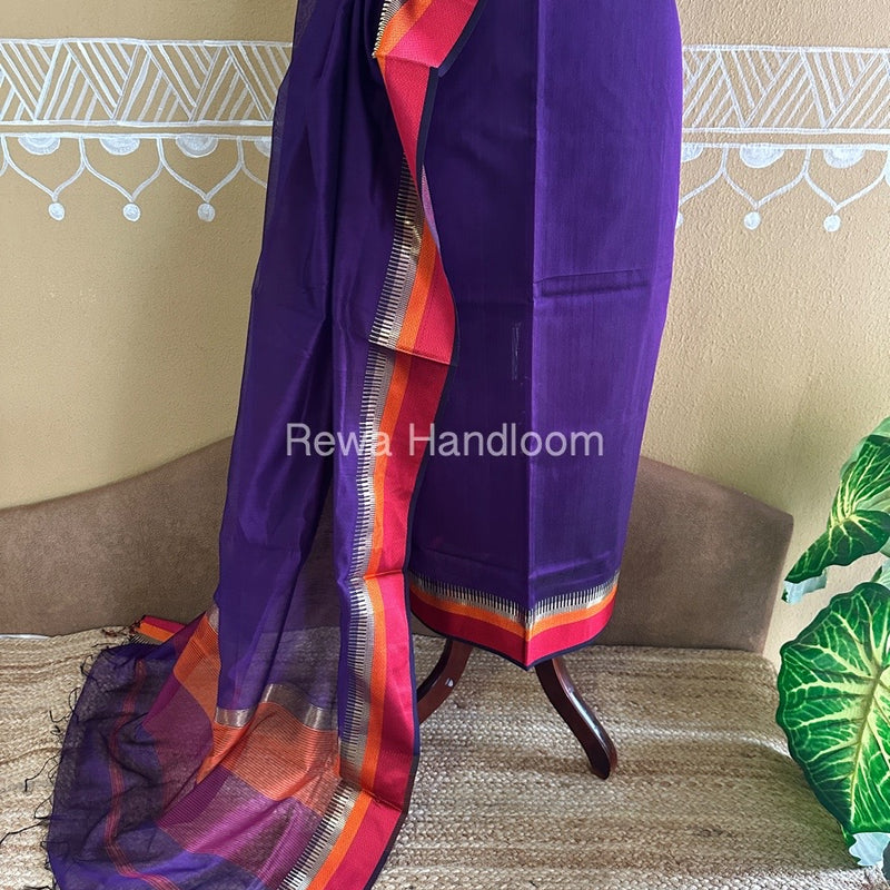 Maheshwari Multicolour Dress Material