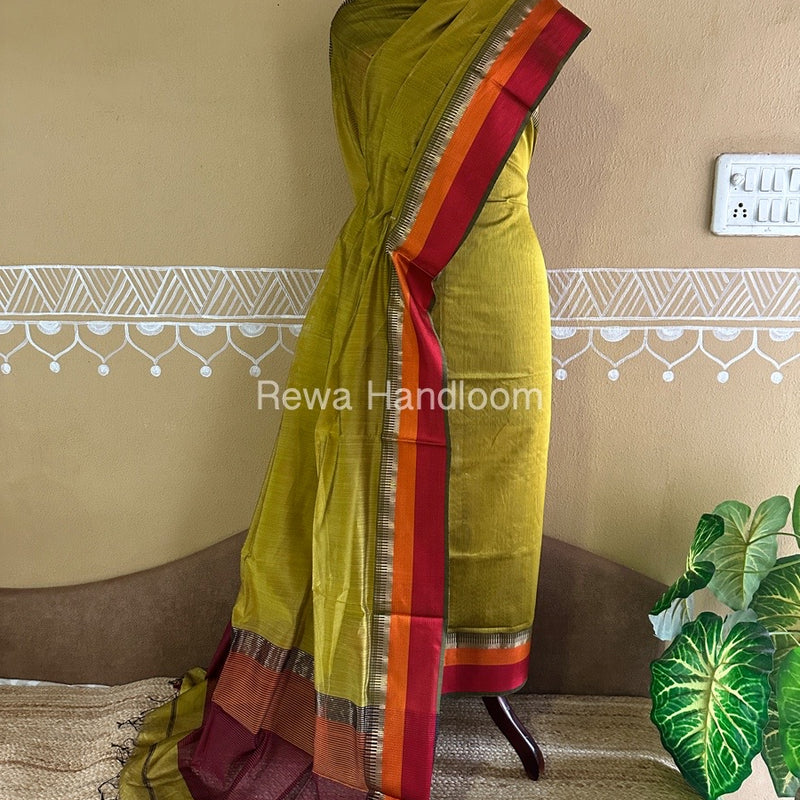 Maheshwari Multicolour Dress Material