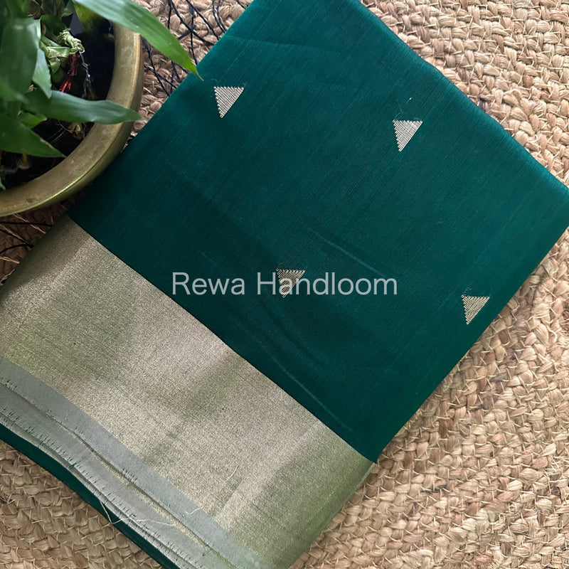  Zari Butti ~ Maheshwari Saree