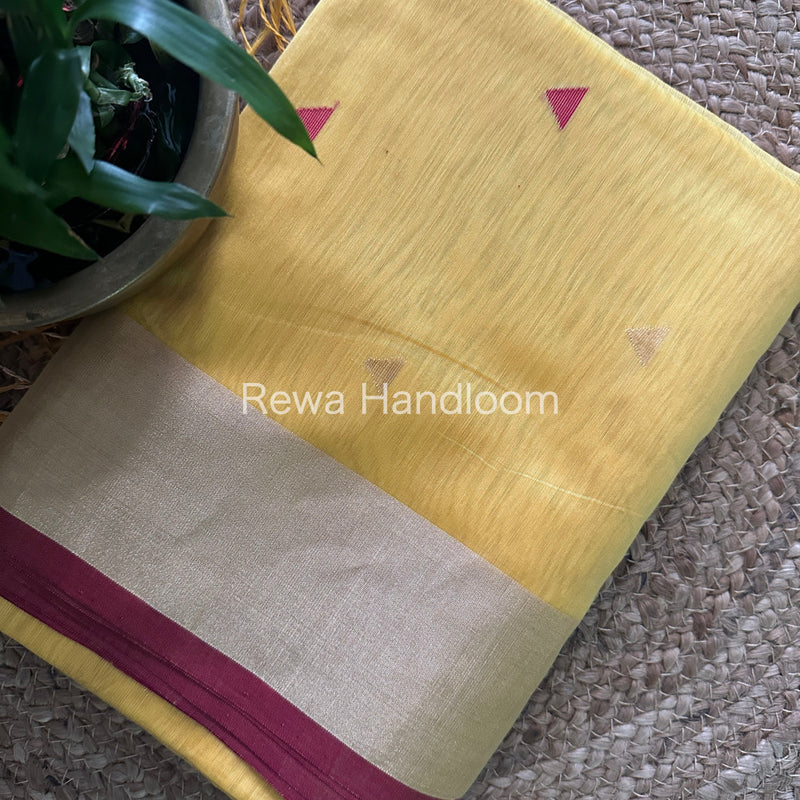  Zari Butti ~ Maheshwari Saree