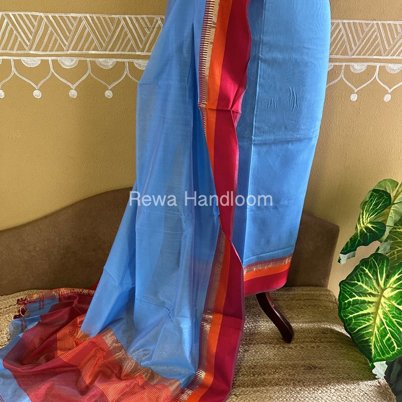 Maheshwari Multicolour Dress Material