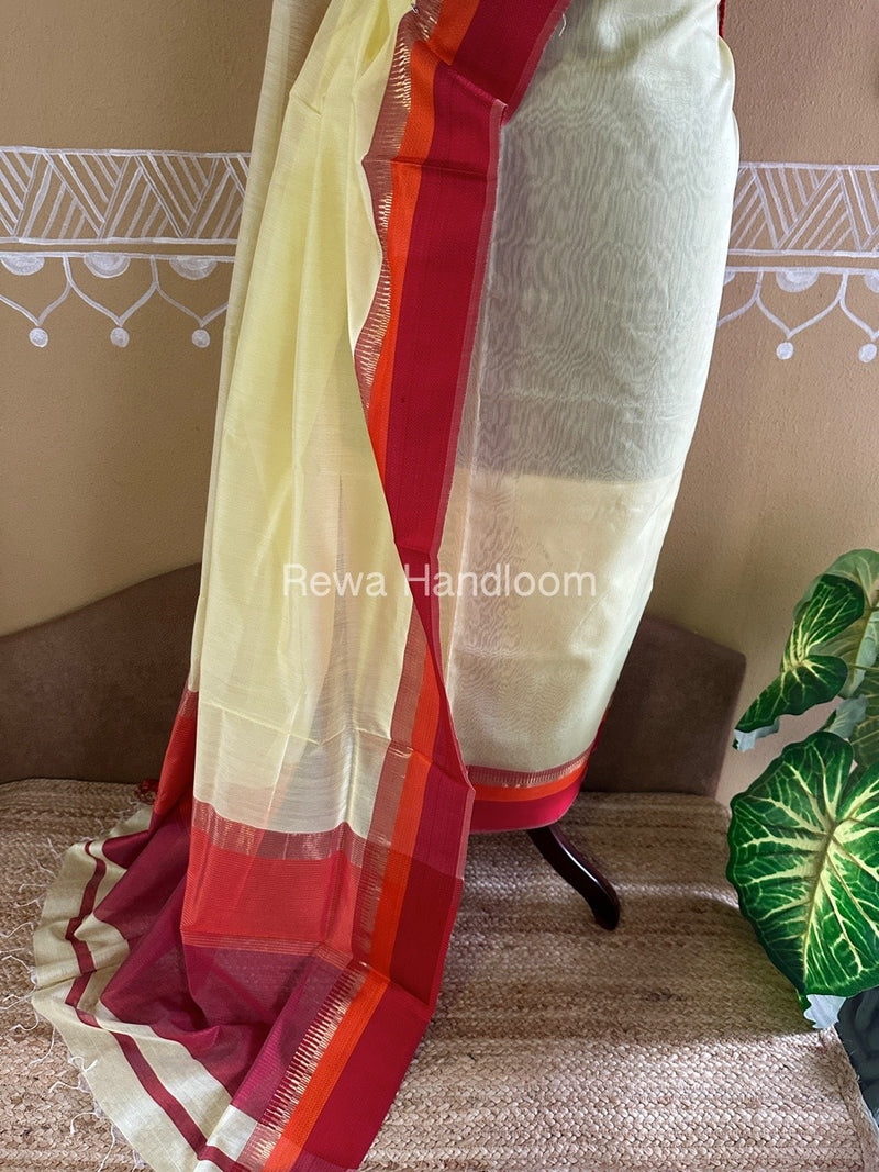 Maheshwari Multicolour Dress Material