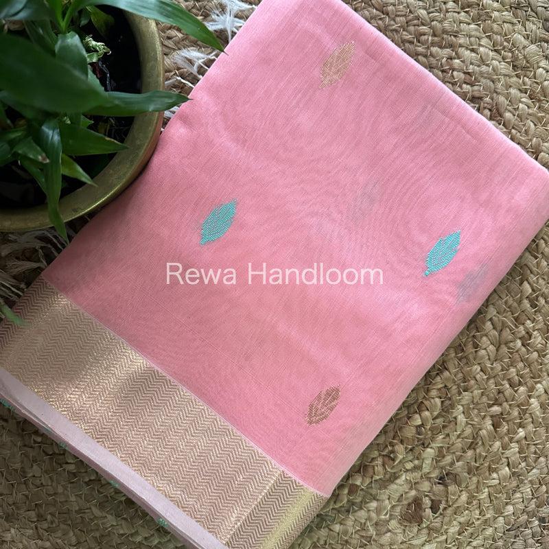  Zari Butti ~ Maheshwari Saree