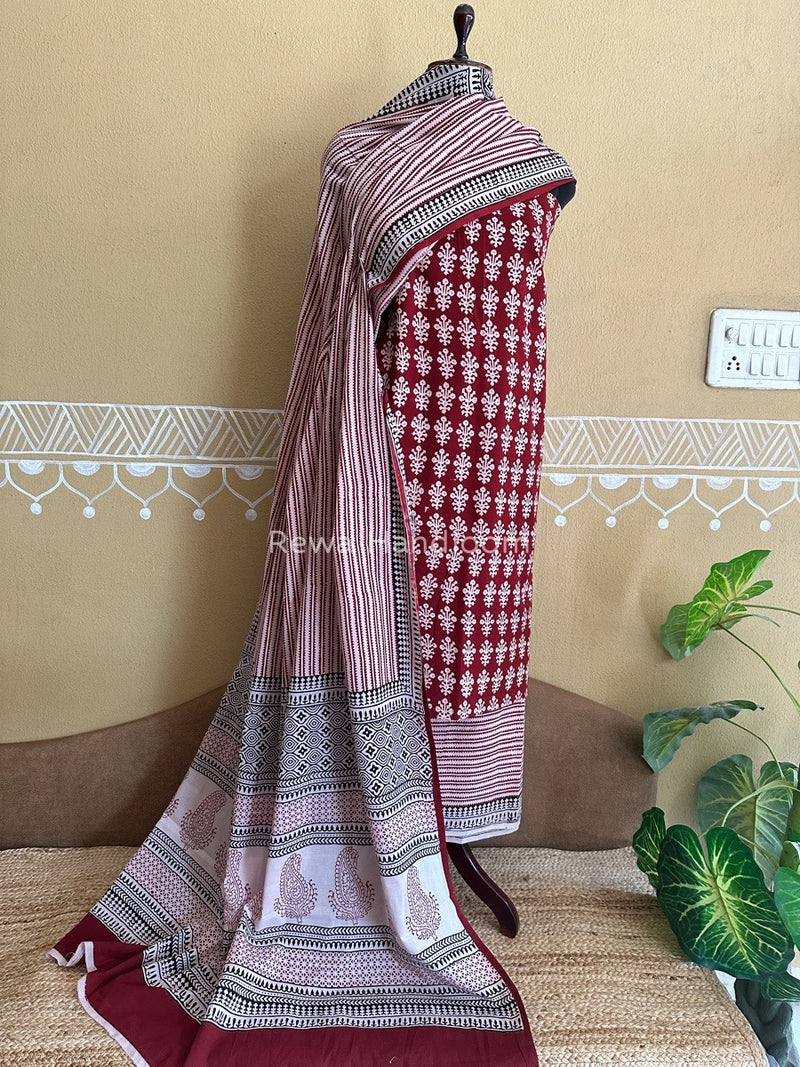  Bagh Print Cotton Suit