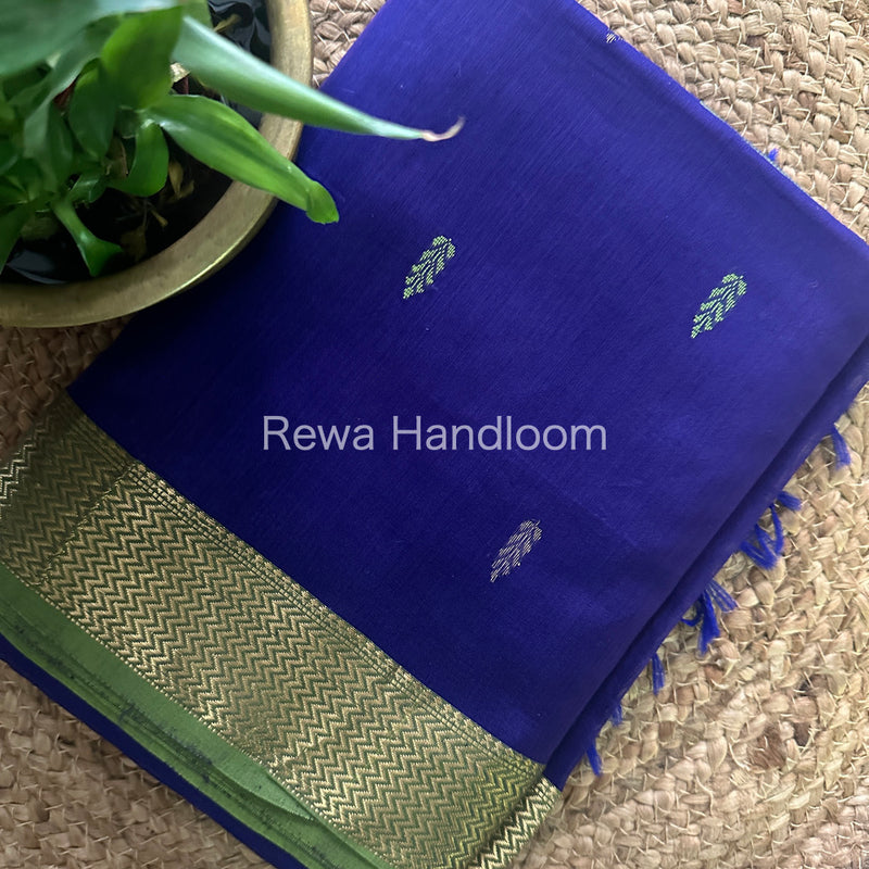  Zari Butti ~ Maheshwari Saree