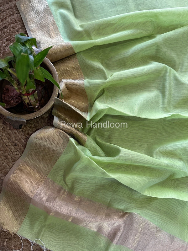 Maheshwari Rewa Border Silk Dupatta