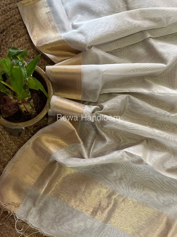 Maheshwari Rewa Border Silk Dupatta