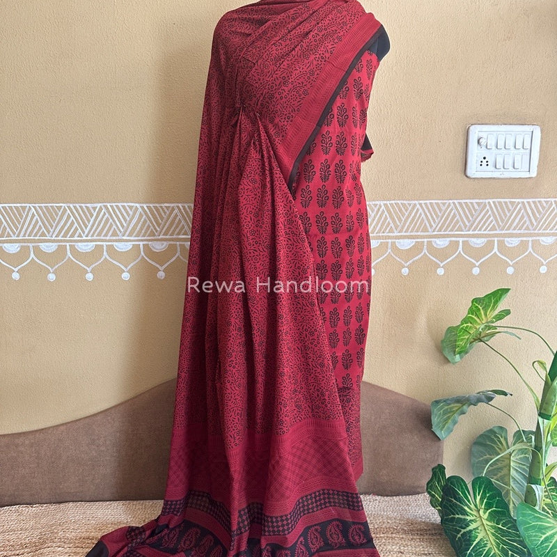  Bagh Print Cotton Suit