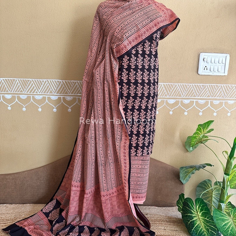  Bagh Print Cotton Suit