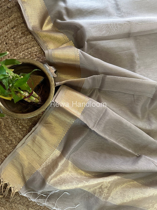 Maheshwari Rewa Border Silk Dupatta