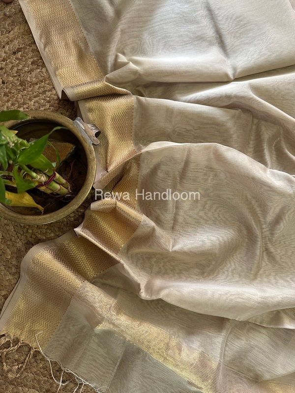 Maheshwari Rewa Border Silk Dupatta