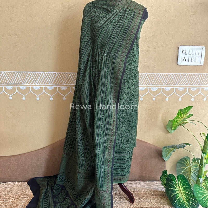  Bagh Print Cotton Suit