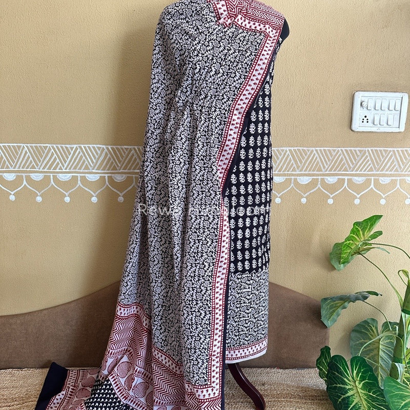  Bagh Print Cotton Suit