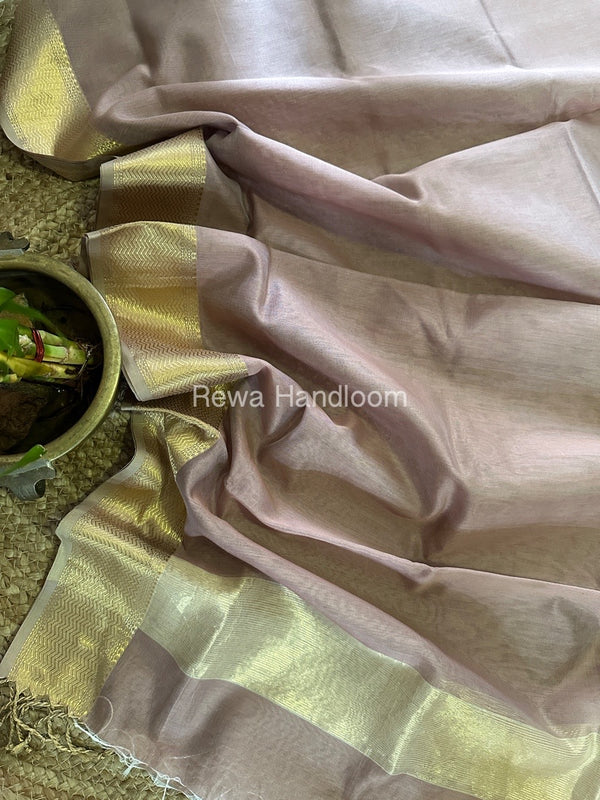 Maheshwari Rewa Border Silk Dupatta