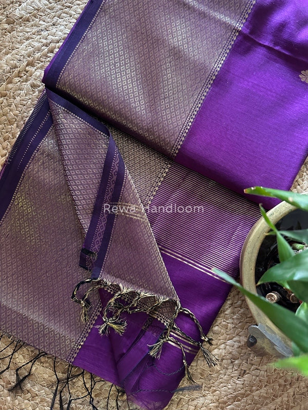 Maheshwari Zari Skirt Butti Saree