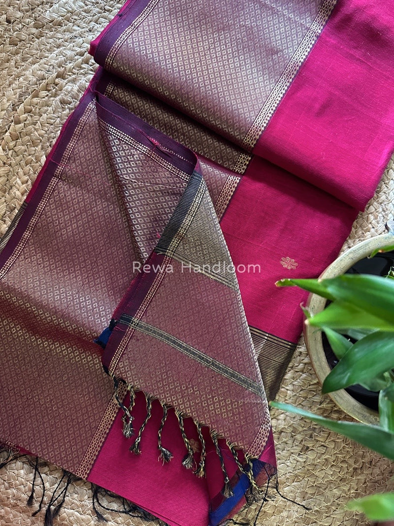 Maheshwari Zari Skirt Butti Saree