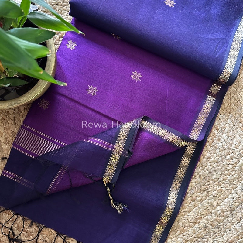  Zari Butti Maheshwari Saree
