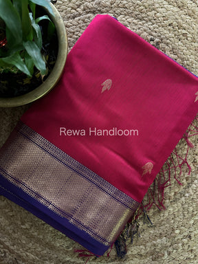  Zari Butti ~ Maheshwari Saree