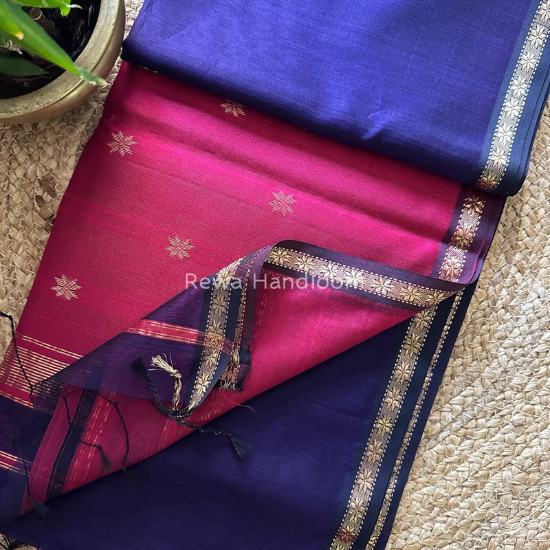  Zari Butti Maheshwari Saree