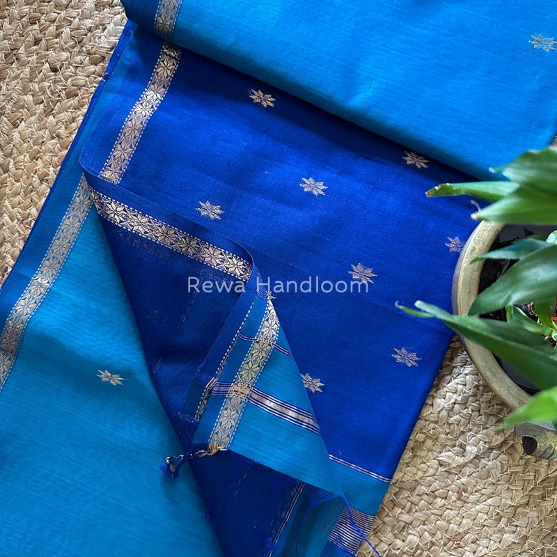  Zari Butti Maheshwari Saree
