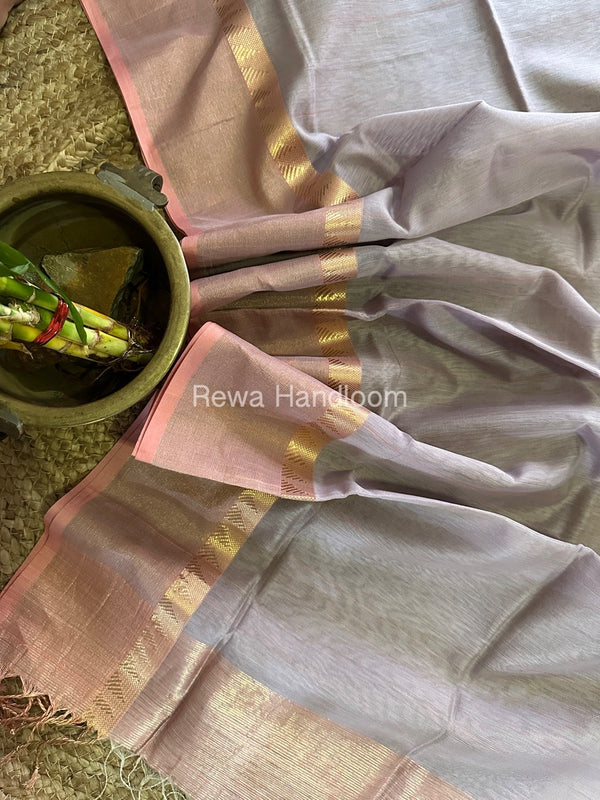 Maheshwari Zari Border Silk Dupatta
