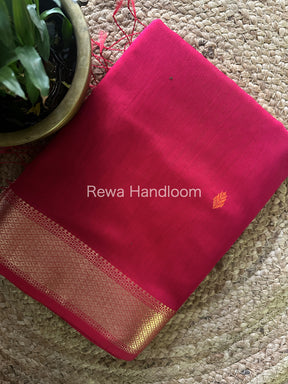  Zari Butti ~ Maheshwari Saree