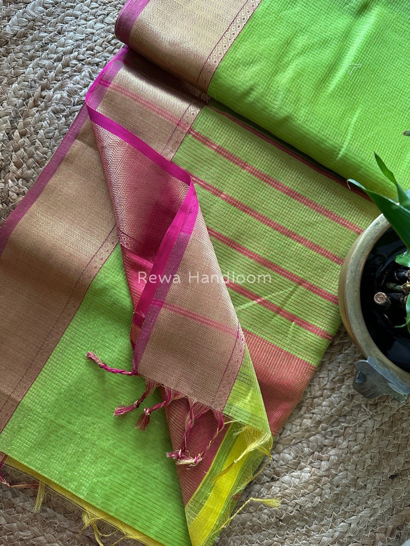 Exclusive Maheshwari Tissue Silk Saree