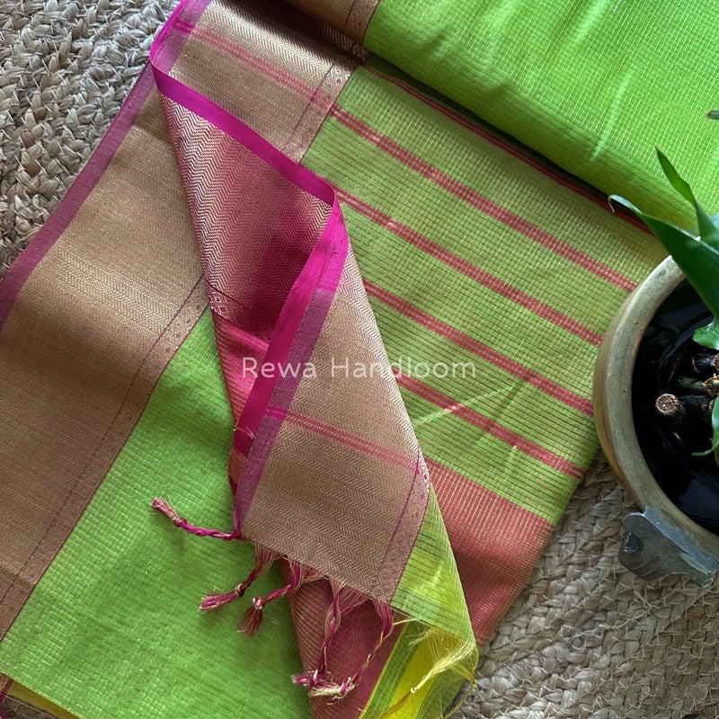 Exclusive Maheshwari Tissue Silk Saree