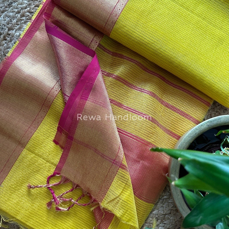 Exclusive Maheshwari Tissue Silk Saree