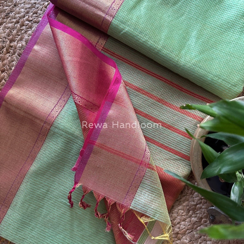 Exclusive Maheshwari Tissue Silk Saree