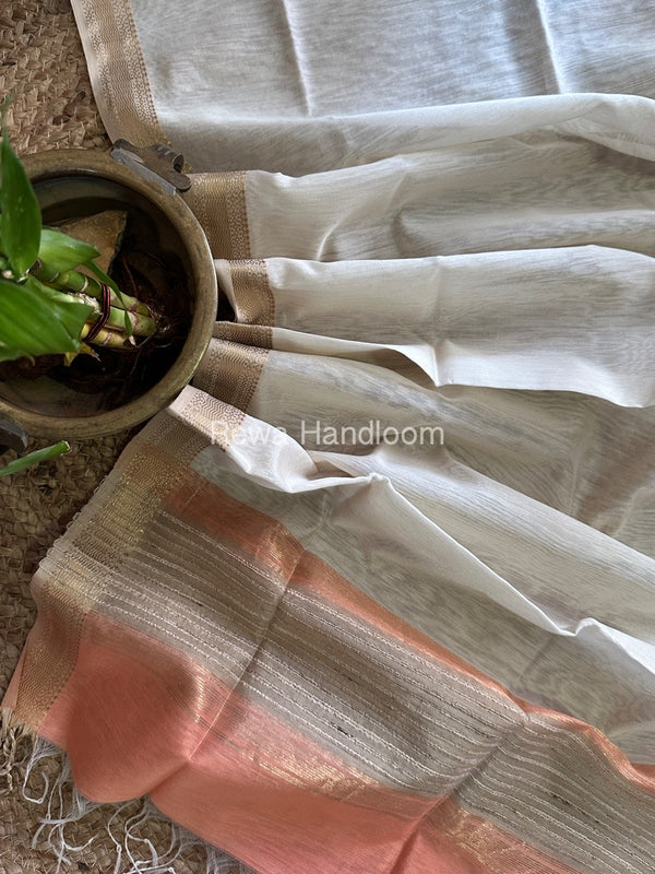 Maheshwari Gicha Weaving Silk Dupatta