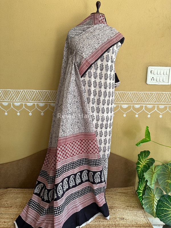  Bagh Print Cotton Suit