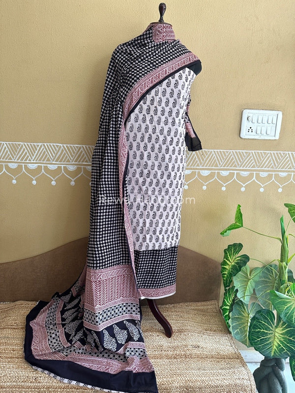  Bagh Print Cotton Suit