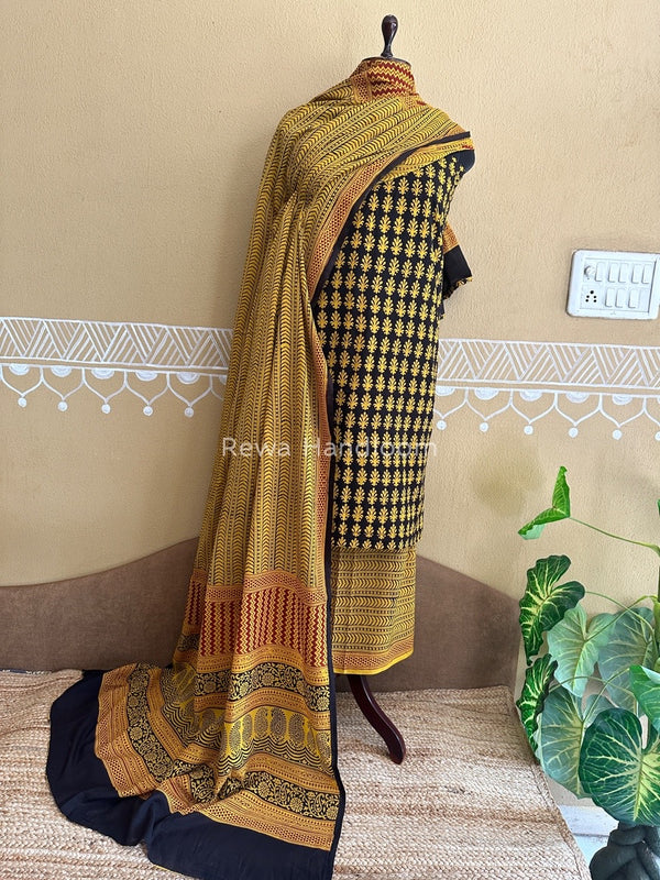  Bagh Print Cotton Suit