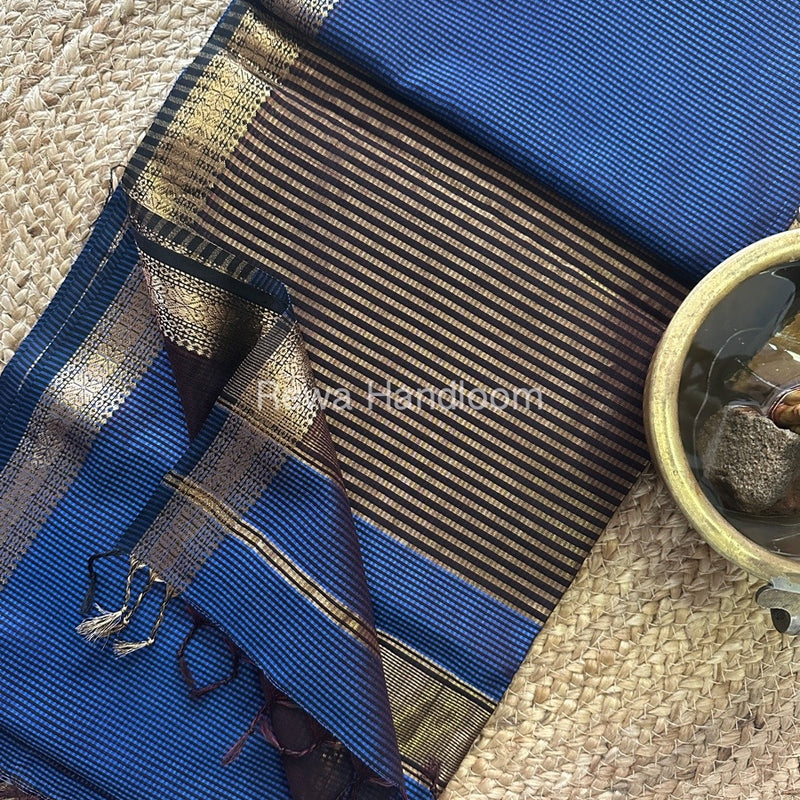 Maheshwari Garbha Reshami Silk Saree