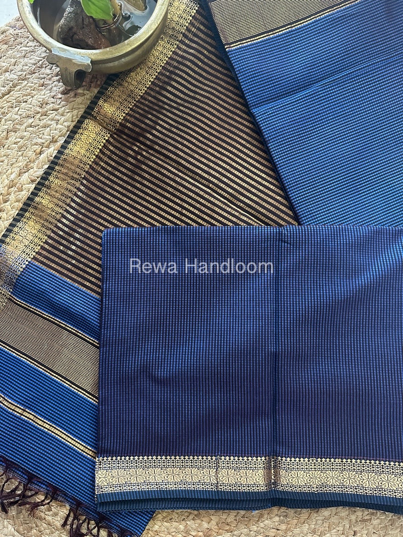 Maheshwari Garbha Reshami Silk Saree